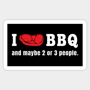 I Love BBQ | Meat Lover Gift Sticker